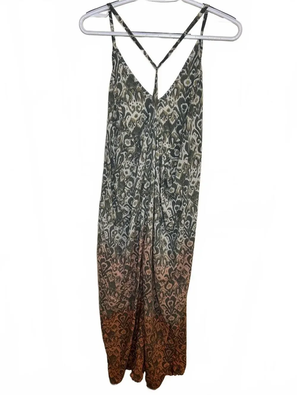 Bali Queen summer maxi dress ombre drape back